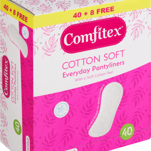 Comfitex Pantyliners 40+8 Free - Unscented